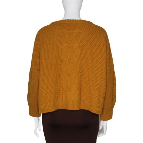 J. Crew Cable-knit balloon sleeve sweater NWOT S - Picture 3 of 3